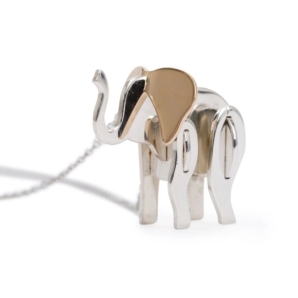 Tiffany & Co. Jewelry - RARE Tiffany Two-Tone Save the Wild Elephant Charm